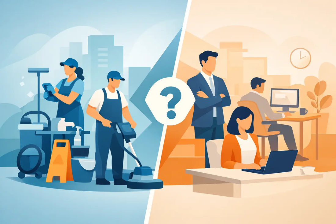 Contract Cleaning Versus Staff: Which Fits?