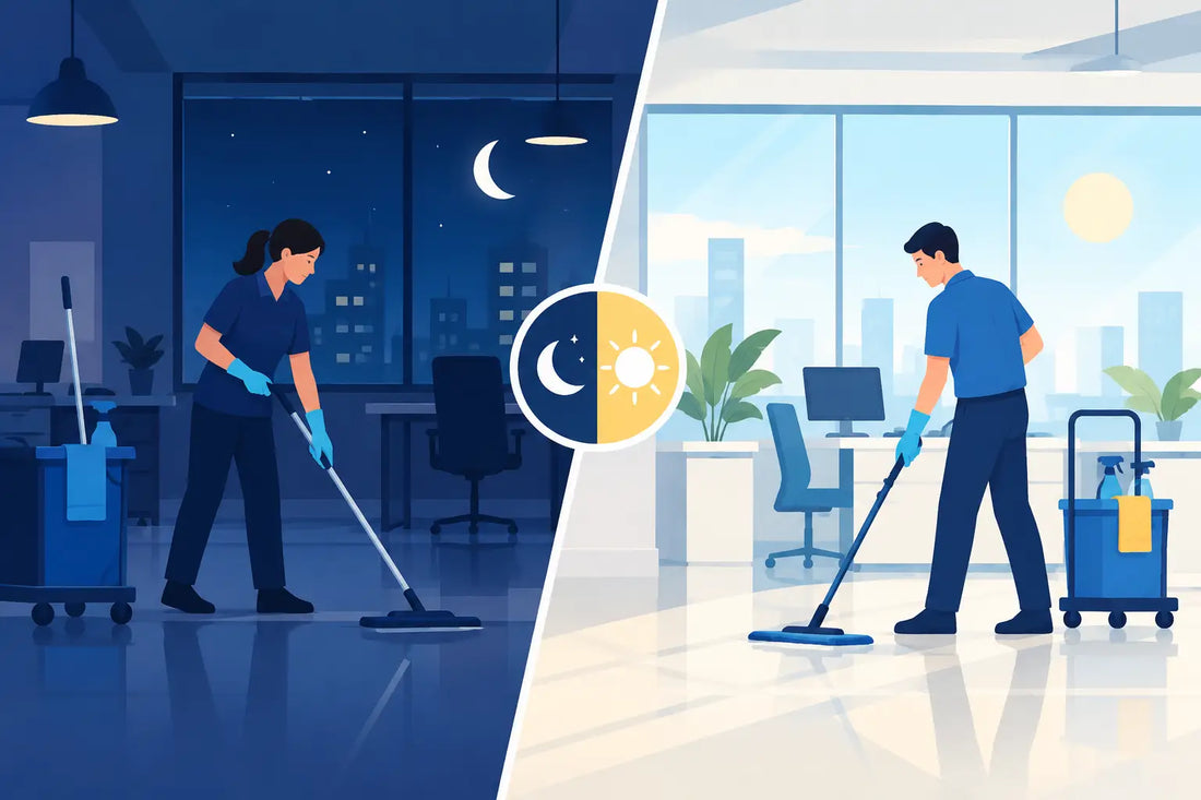 Night Cleaning Versus Daytime: Which Fits?
