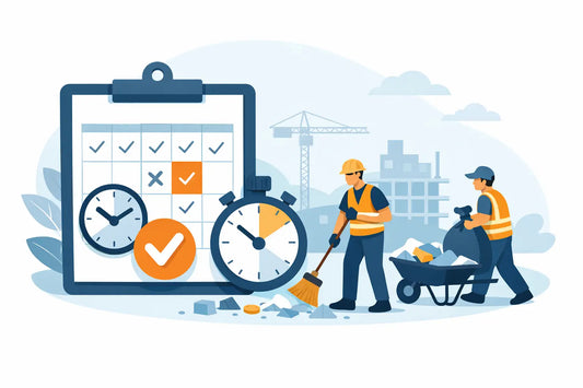 How to Schedule Construction Cleanup Without Delays