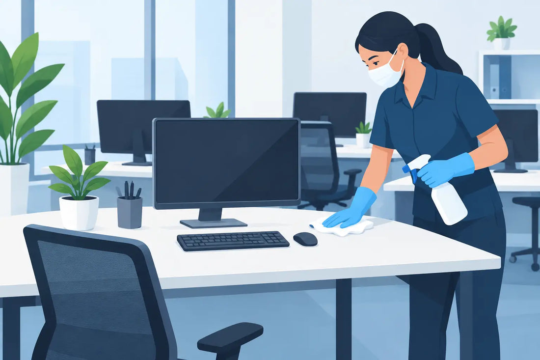 How to Sanitize Shared Workstations Properly